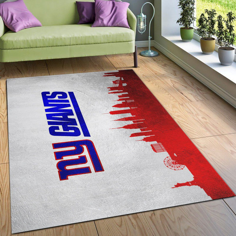 New York Giants Rug NFL Area Rug Bedroom Rug Indoor Rug Rectangle Carpet