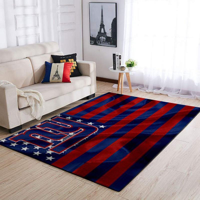 New York Giants Rug NFL Area Rug Living Room Area Rug Indoor Rugs Rectangle Carpet