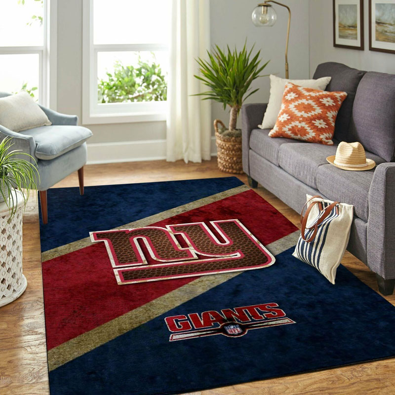 New York Giants Area Rug NFL Area Rug Kitchen Rug Indoor Rug Rectangle Carpet