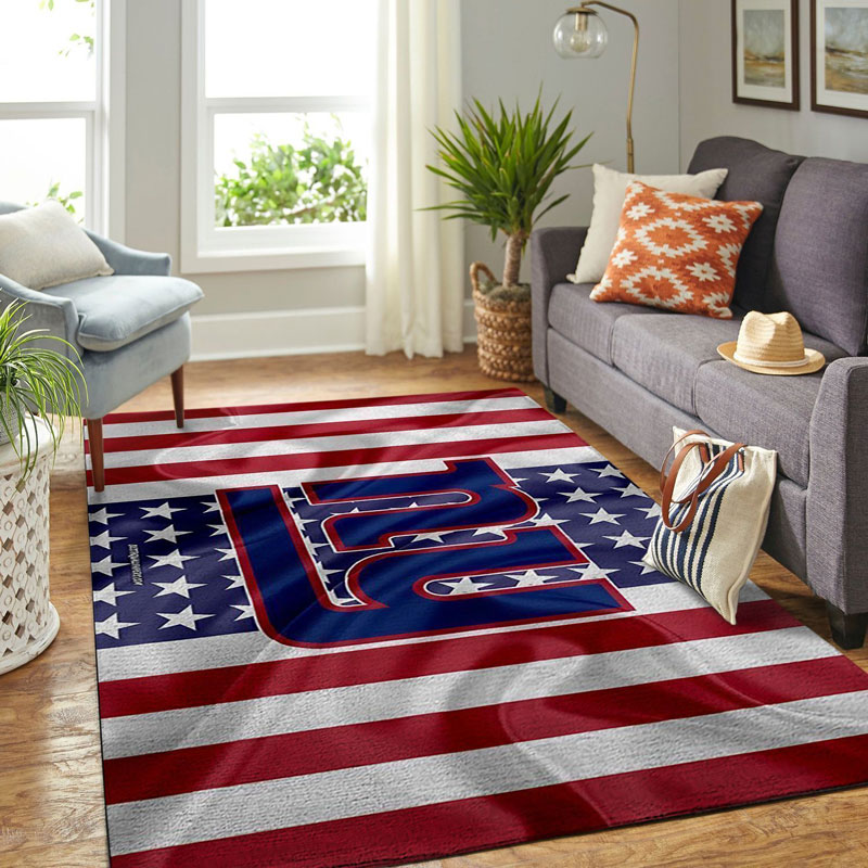 New York Giants Rug NFL Area Rug Living Room Rug Indoor Rugs Rectangle Carpet