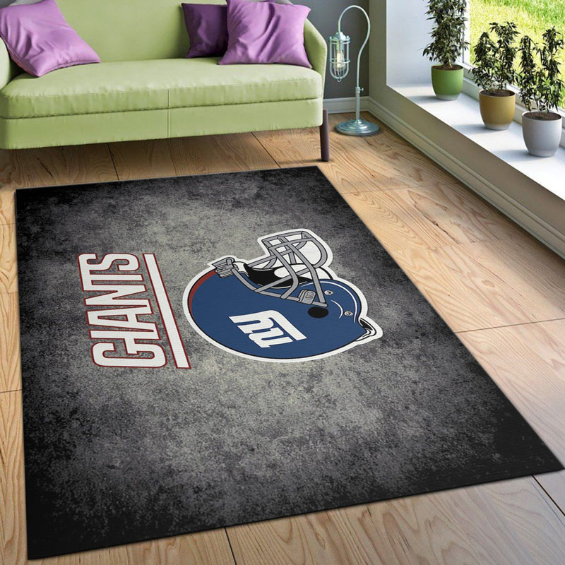New York Giants Rug NFL Area Rug Bedroom Area Rug Indoor Rugs Rectangle Carpet