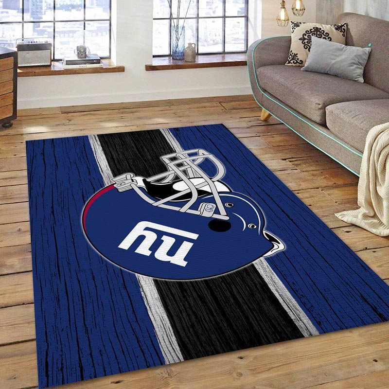 New York Giants Rug NFL Area Rug Bedroom Area Rug Indoor Rug Rectangle Carpet