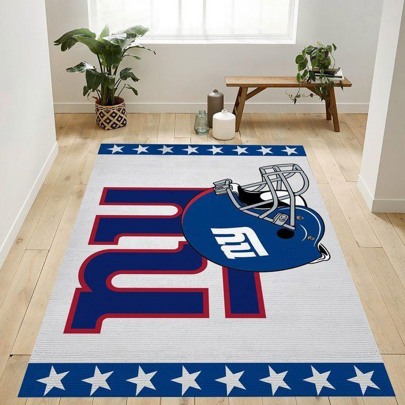 New York Giants Rug NFL Area Rug Kitchen Rug Indoor Rug Rectangle Carpet