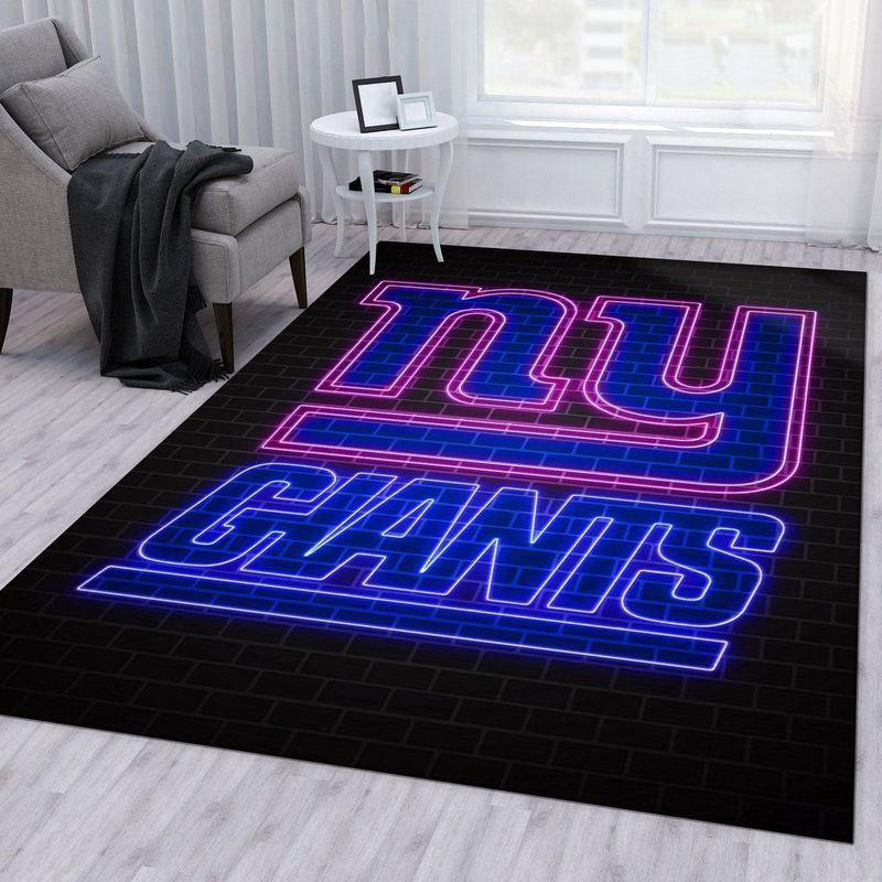 New York Giants Area Rug NFL Area Rug Bedroom Area Rug Indoor Rugs Rectangle Carpet