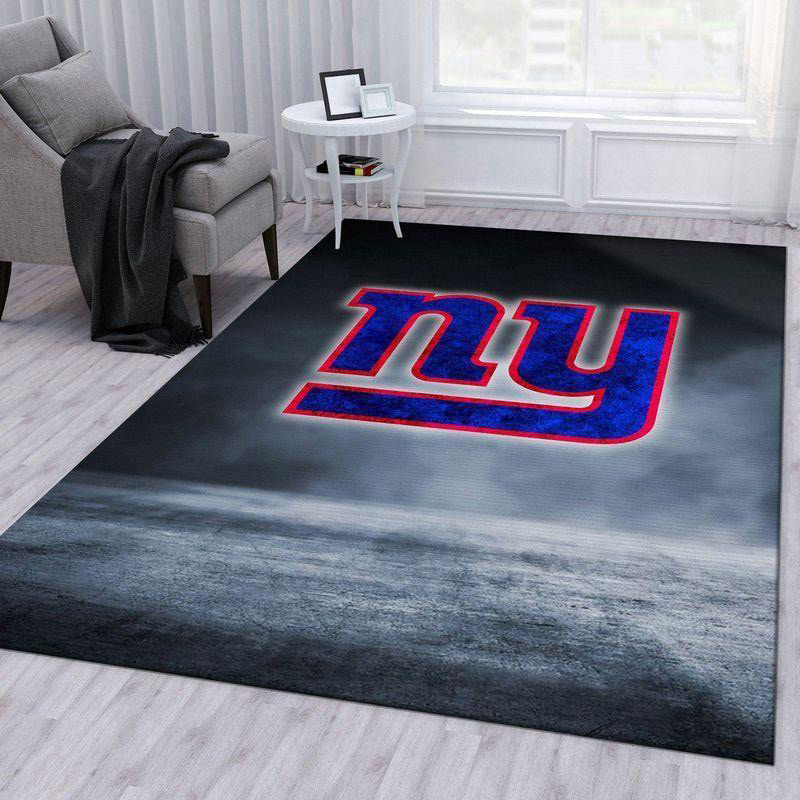 New York Giants Rug NFL Area Rug Living Room Area Rug Indoor Rug Rectangle Carpet