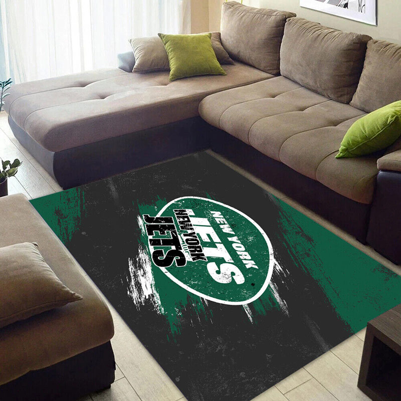 New York Jets Rug NFL Area Rug Dining Room Rugs Indoor Rugs Rectangle Carpet