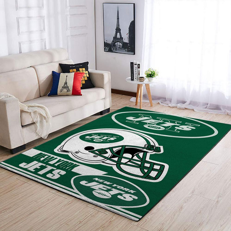 New York Jets Area Rug NFL Area Rug Dining Room Rugs Indoor Indoor Rug Rectangle Carpet