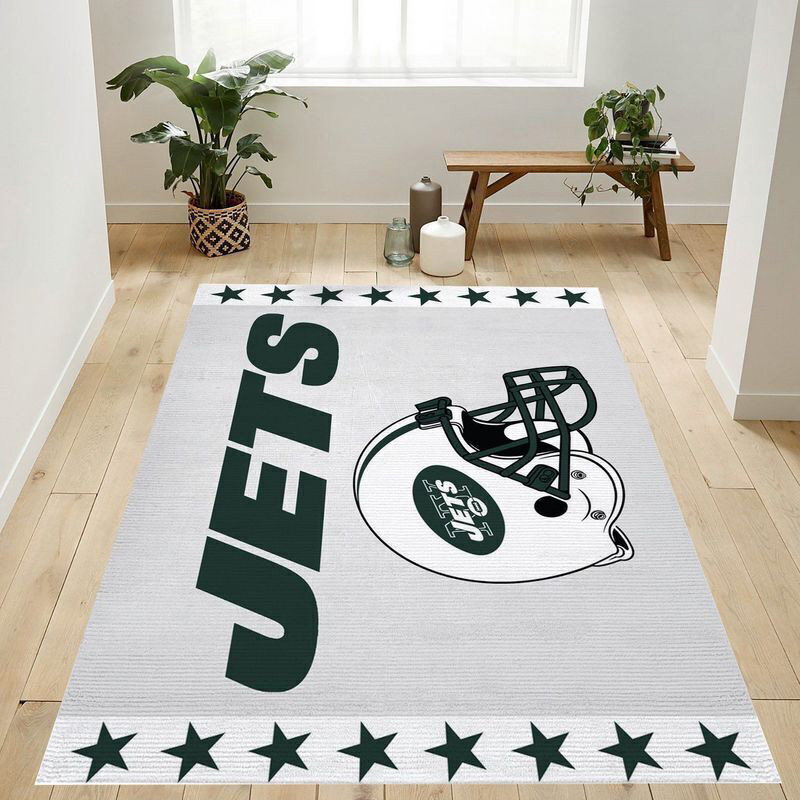 New York Jets Area Rug NFL Area Rug Kitchen Rug Indoor Rugs Rectangle Carpet