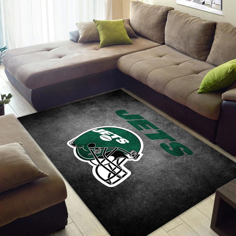 New York Jets Rug NFL Area Rug Bathroom Rug Indoor Indoor Rug Rectangle Carpet