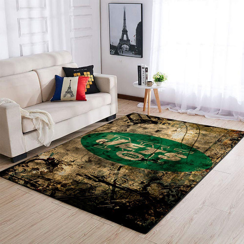 New York Jets Rug NFL Area Rug Living Room Area Rug Indoor Indoor Rug Rectangle Carpet