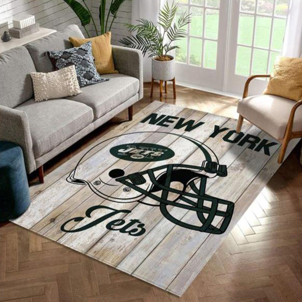 New York Jets Rug NFL Area Rug Bedroom Area Rug Indoor Indoor Rug Rectangle Carpet