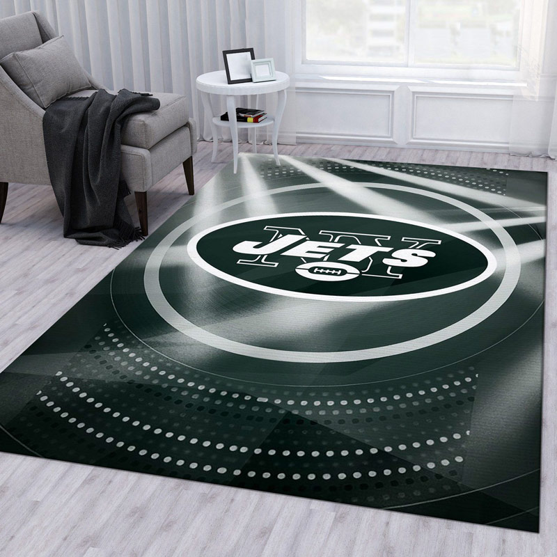 New York Jets Area Rug NFL Area Rug Bathroom Rugs Indoor Rug Rectangle Carpet