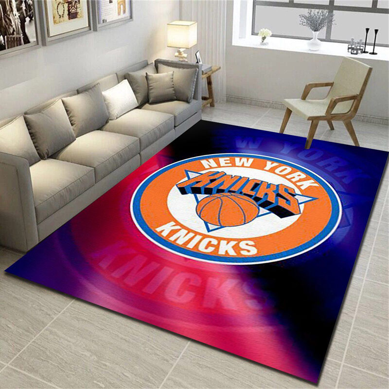 New York Knicks Rug NBA Area Rug Bedroom Area Rug Indoor Indoor Rug Rectangle Carpet
