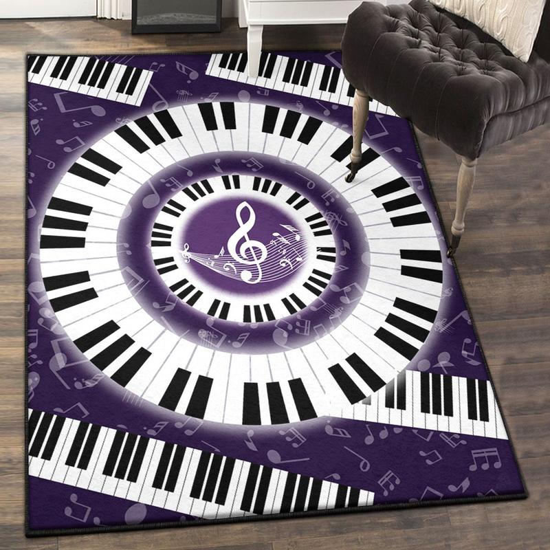Non Shedding Area Rug Awesome Musical Notes Rug