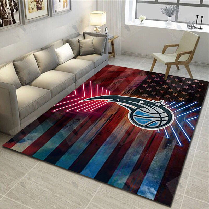 Orlando Magic Rug NBA Area Rug Kitchen Rug Indoor Indoor Rugs Rectangle Carpet