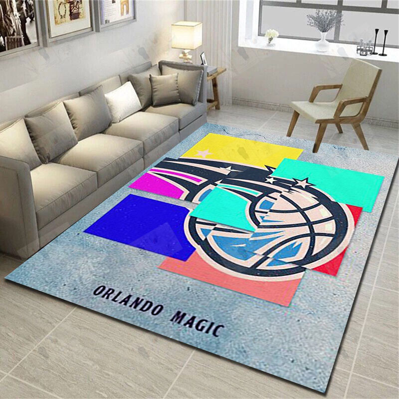 Orlando Magic Rug NBA Area Rug Kitchen Rug Indoor Indoor Rugs Rectangle Carpet