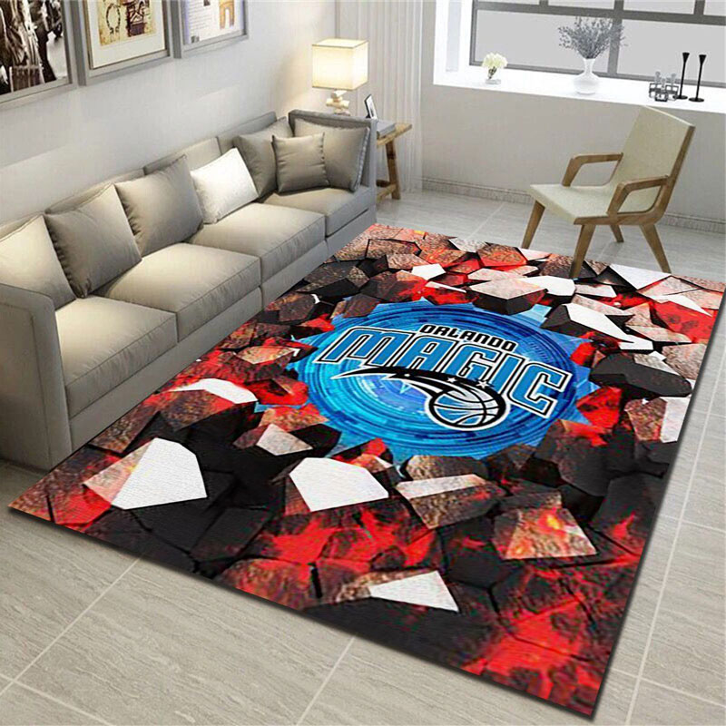 Orlando Magic Rug NBA Area Rug Bedroom Rug Indoor Rug Rectangle Carpet