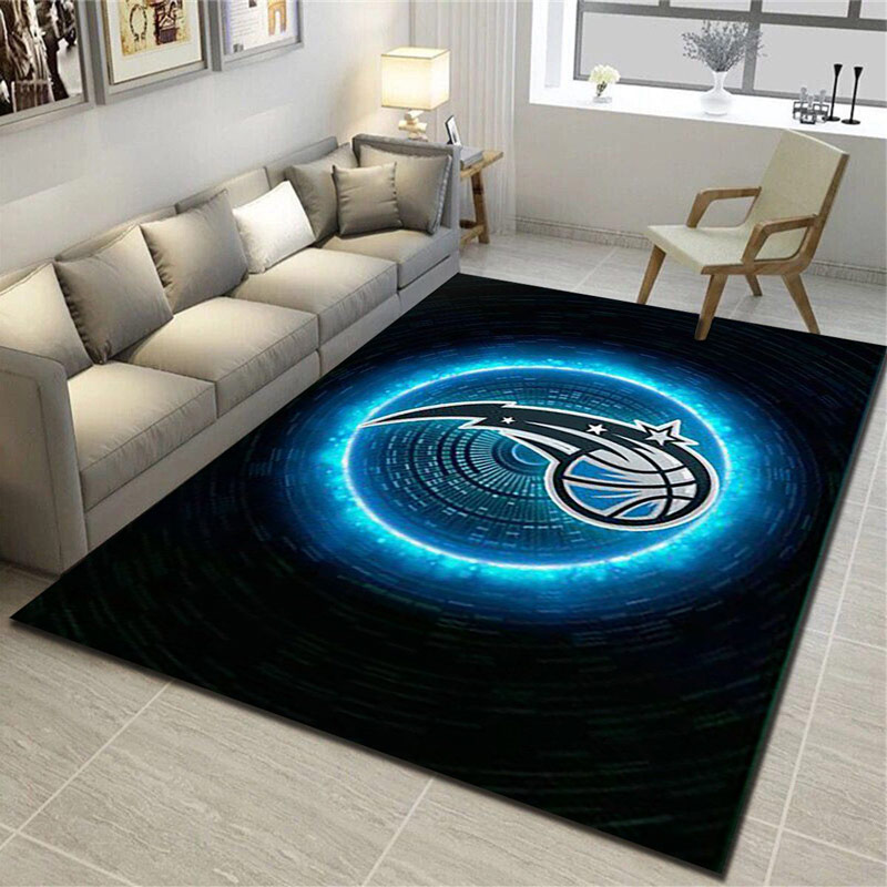 Orlando Magic Area Rug NBA Area Rug Bathroom Rug Indoor Indoor Rug Rectangle Carpet