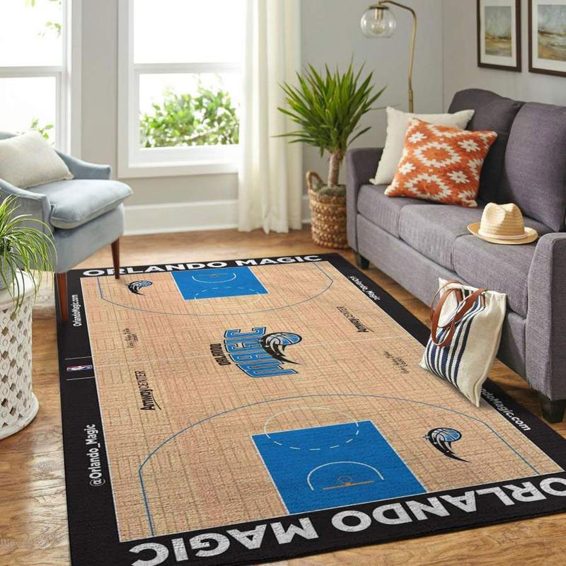 Orlando Magic Area Rug NBA Area Rug Living Room Area Rug Indoor Rug Rectangle Carpet