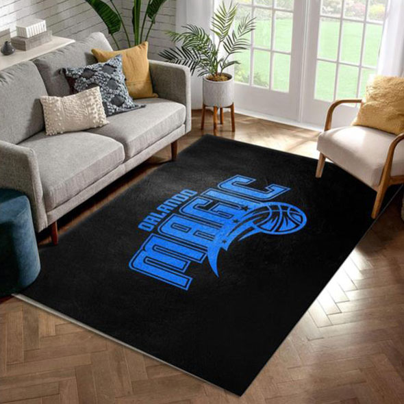 Orlando Magic Area Rug NBA Area Rug Living Room Area Rug Indoor Indoor Rugs Rectangle Carpet