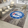 philadelphia 76ers rug living room carpet regtangle carpet floor decor home decor ver 649