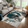 Philadelphia Eagles Area Rug NFL Area Rug Dining Room Rugs Indoor Rug Rectangle Carpet 4 philadelphia eagles area rug living room rug floor rug regtangle carpet home decor ver 1649