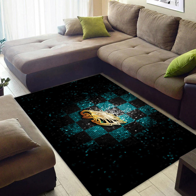 Philadelphia Eagles Rug NFL Area Rug Bathroom Rugs Indoor Indoor Rugs Rectangle Carpet