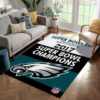 philadelphia eagles rug living room rug floor rug regtangle carpet home decor ver 1686