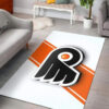 philadelphia flyers rug living room carpet regtangle carpet floor decor home decor ver 229