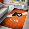 philadelphia flyers rug living room carpet regtangle carpet floor decor home decor ver 234