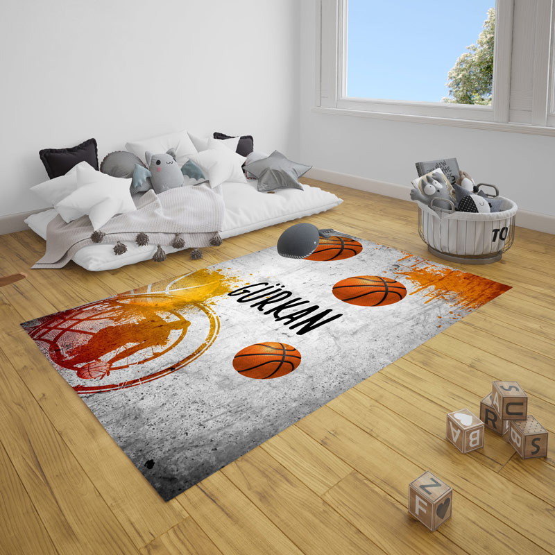 Phoenix Suns Area Rug NBA Area Rug Living Room Rug Indoor Rug Rectangle Carpet