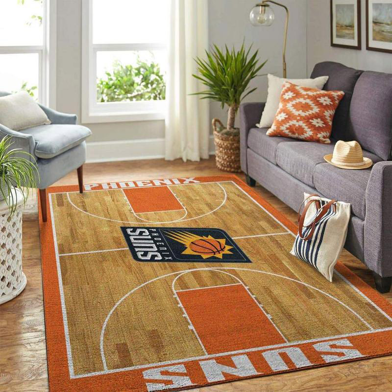 Phoenix Suns Rug NBA Area Rug Dining Room Rugs Indoor Rug Rectangle Carpet