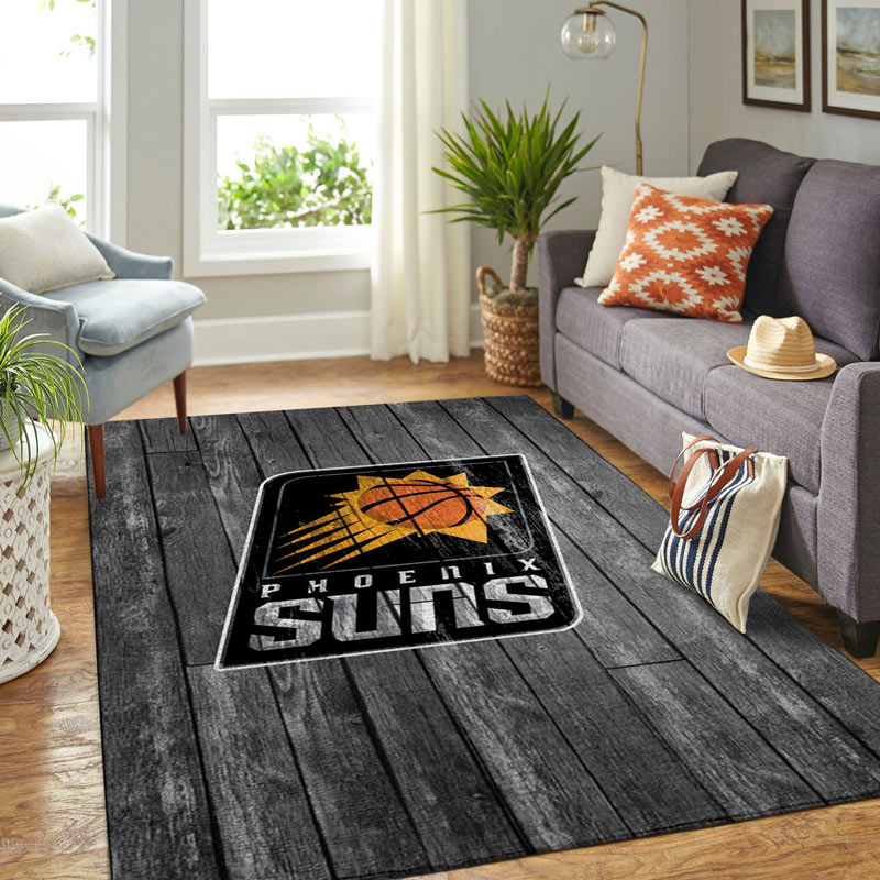Phoenix Suns Area Rug NBA Area Rug Bedroom Rug Indoor Rugs Rectangle Carpet