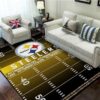 pittsburgh steelers area rug living room rug floor rug regtangle carpet home decor ver 1709