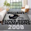 pittsburgh steelers rug living room rug floor rug regtangle carpet home decor ver 1735