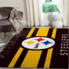 Pittsburgh Steelers Rug NFL Area Rug Living Room Area Rug Indoor Indoor Rug Rectangle Carpet 4 pittsburgh steelers rug living room rug floor rug regtangle carpet home decor ver 1736