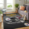 Pittsburgh Steelers Rug NFL Area Rug Bedroom Area Rug Indoor Rugs Rectangle Carpet 3 pittsburgh steelers rug living room rug floor rug regtangle carpet home decor ver 1738