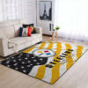 Pittsburgh Steelers Area Rug NFL Area Rug Bathroom Rug Indoor Indoor Rug Rectangle Carpet 3 pittsburgh steelers rug living room rug floor rug regtangle carpet home decor ver 1748