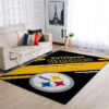 pittsburgh steelers rug living room rug floor rug regtangle carpet home decor ver 1749