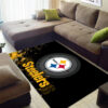Pittsburgh Steelers Area Rug NFL Area Rug Bedroom Rug Indoor Indoor Rug Rectangle Carpet 4 pittsburgh steelers rugs bathroom rug floor rug regtangle carpet home decor ver 1764
