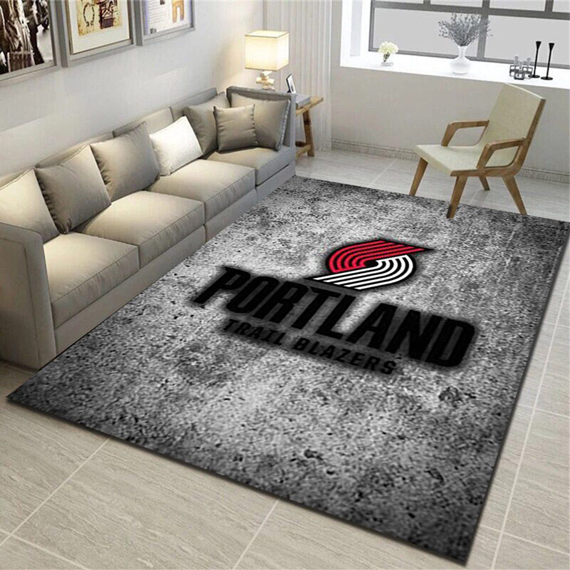 Portland Trail Blazers Rug NBA Area Rug Kitchen Rug Indoor Rugs Rectangle Carpet