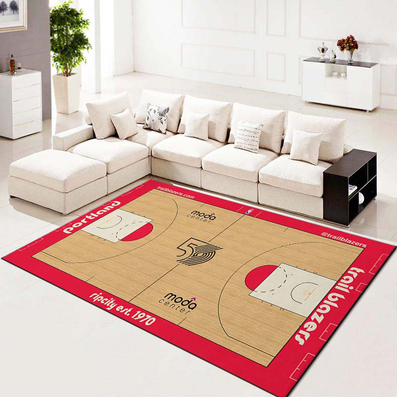 Portland Trail Blazers Rug NBA Area Rug Kitchen Rug Indoor Rugs Rectangle Carpet
