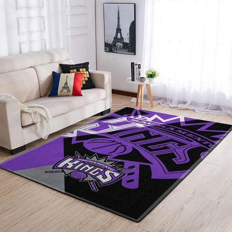 Sacramento Kings Rug NBA Area Rug Dining Room Rug Indoor Indoor Rugs Rectangle Carpet