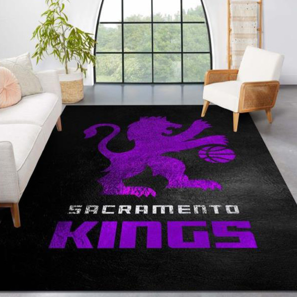 Sacramento Kings Area Rug NBA Area Rug Living Room Area Rug Indoor Indoor Rug Rectangle Carpet