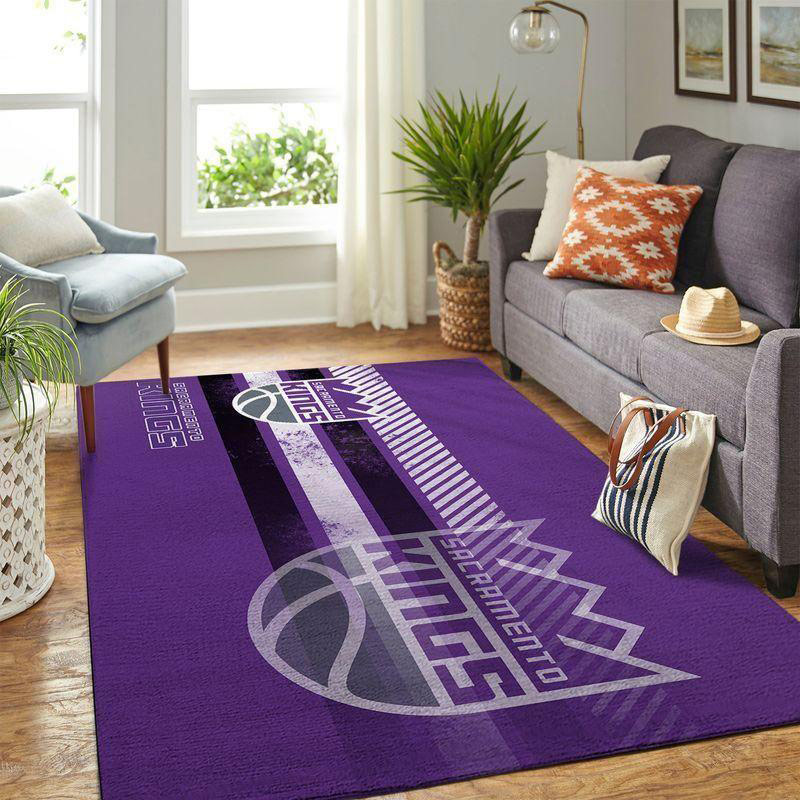 Sacramento Kings Area Rug NBA Area Rug Kitchen Rug Indoor Indoor Rugs Rectangle Carpet