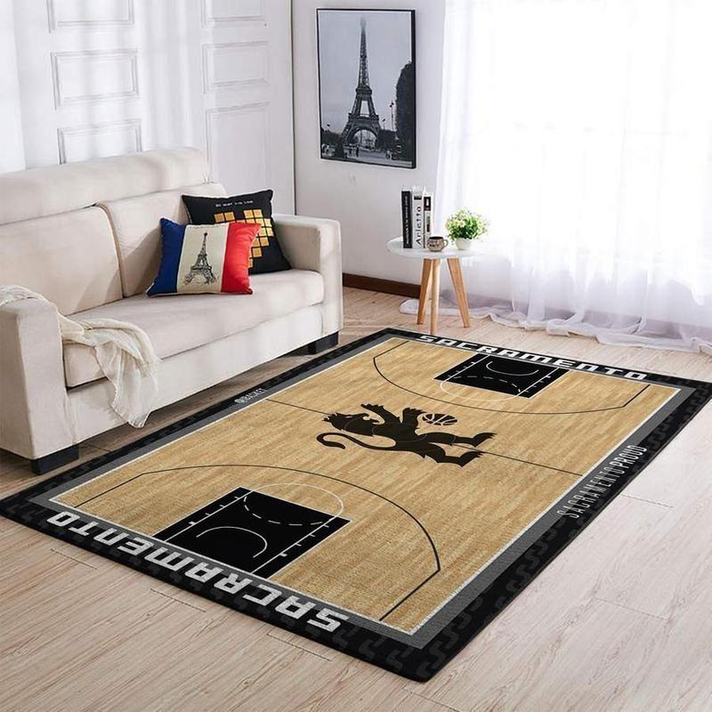 Sacramento Kings Area Rug NBA Area Rug Living Room Rug Indoor Rug Rectangle Carpet