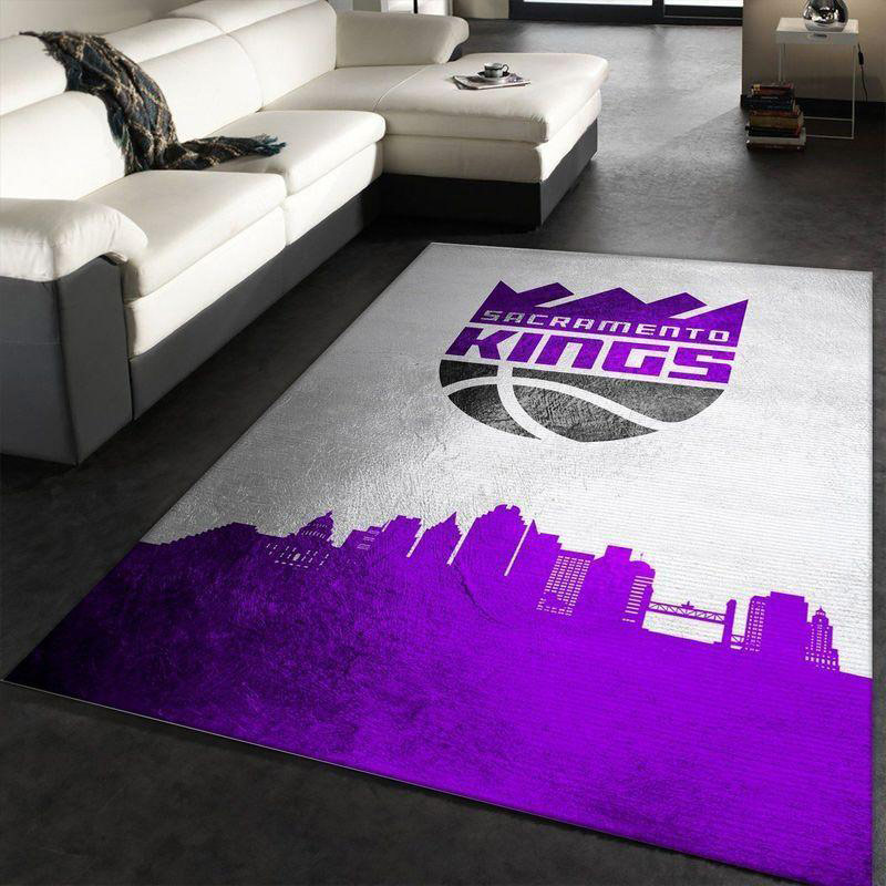 Sacramento Kings Area Rug NBA Area Rug Dining Room Rug Indoor Rug Rectangle Carpet