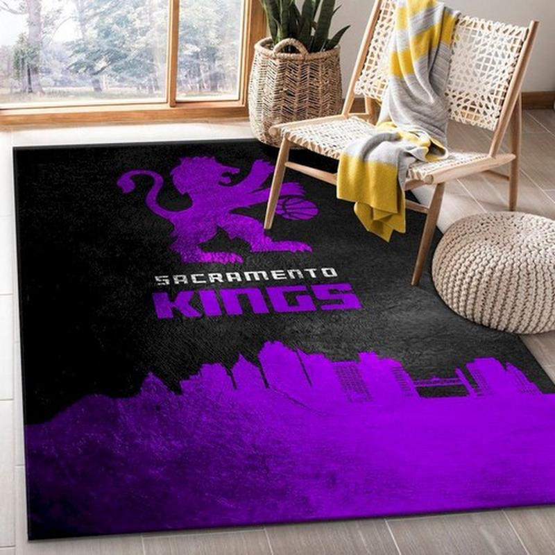 Sacramento Kings Rug NBA Area Rug Kitchen Rug Indoor Rugs Rectangle Carpet