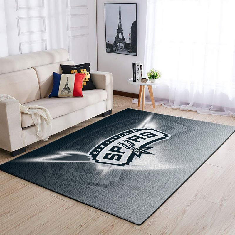 San Antonio Spurs Rug NBA Area Rug Bathroom Rug Indoor Indoor Rug Rectangle Carpet