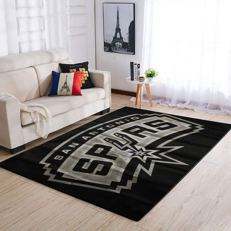 San Antonio Spurs Rug NBA Area Rug Bedroom Rug Indoor Indoor Rug Rectangle Carpet
